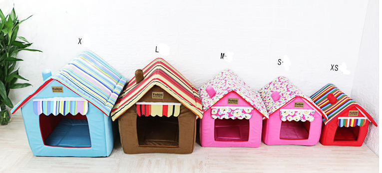 Cozy Cottage Bed Washable and Foldable Home for Cats and Dogs