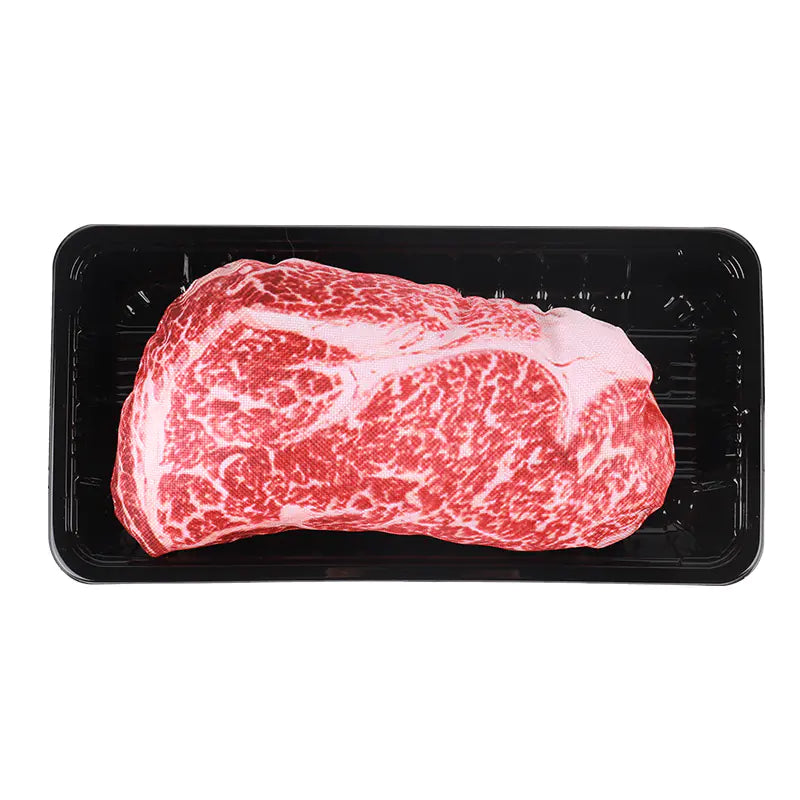 Steak Squeaky Toy "Juicy" Fun for Playful Pups