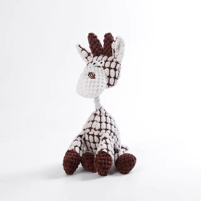 Cuddly Plush Buddy Soft Cartoon Toy for Pets