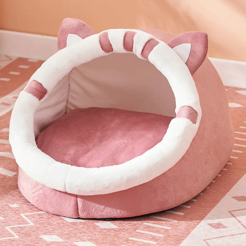 Cozy Nook Bed Snug Hideaway for Cats and Small Dogs