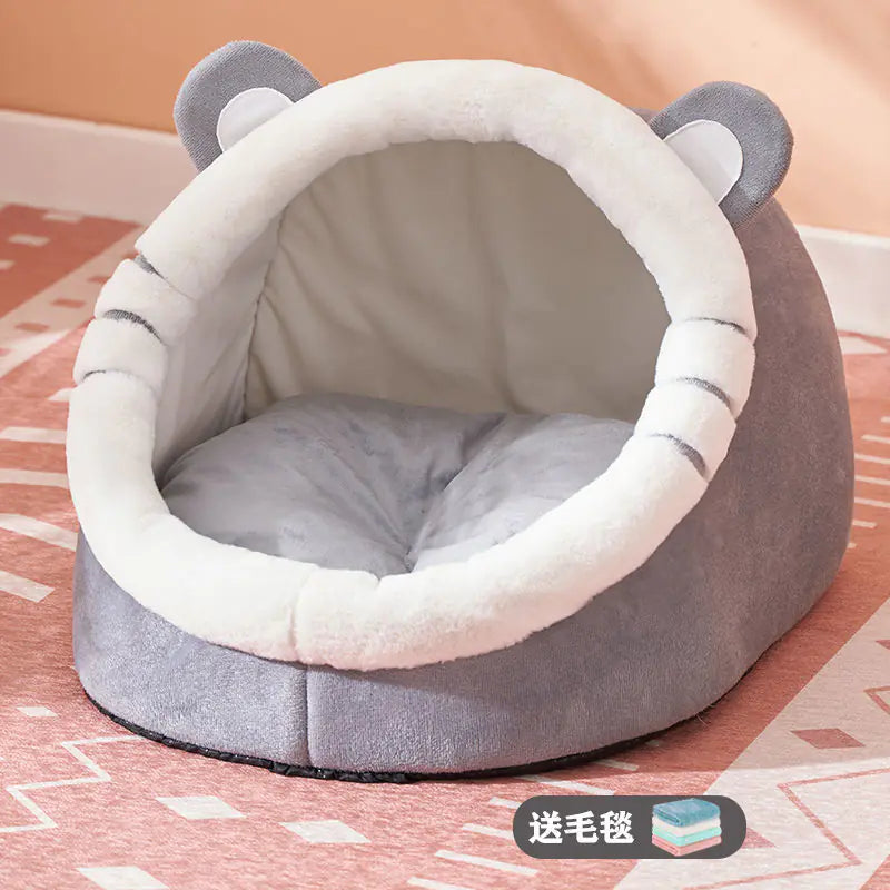 Cozy Nook Bed Snug Hideaway for Cats and Small Dogs