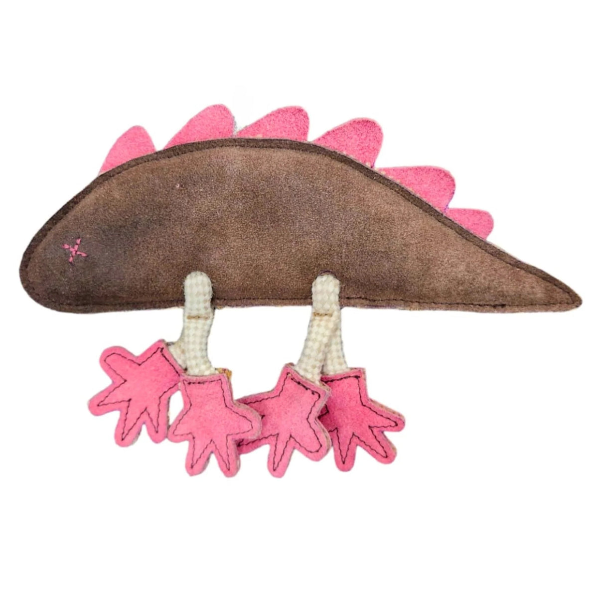 Georgie Paws Larry Lizard Dog Toy – Brown – product view