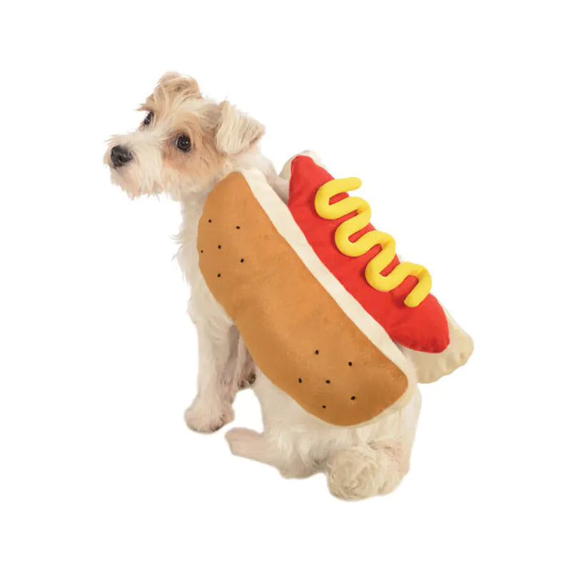 Hot Dog Pet Costume – Funny Halloween Outfit for Dogs n Cats