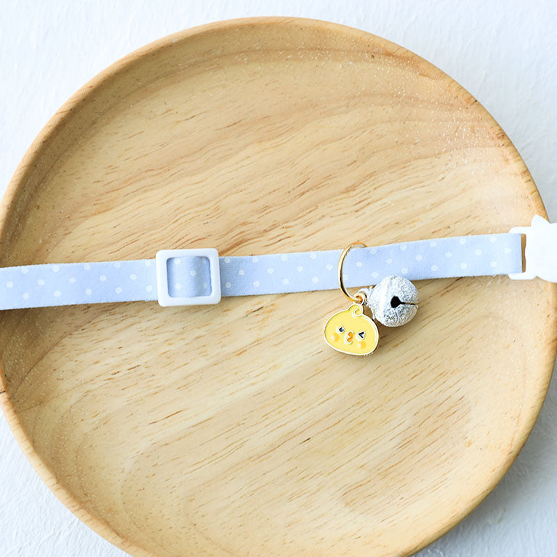 Cute Pet Collar – Adjustable Pastel Collar with Silver Bell n Anti-Lost Tag