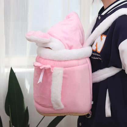 Cute Cat Backpack n Indoor Cat Bed Combo
