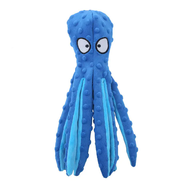 Octopus Dog Toy – Interactive Bite-Resistant Plush for Playful Pets