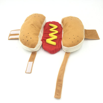 Hot Dog Pet Costume – Funny Halloween Outfit for Dogs n Cats