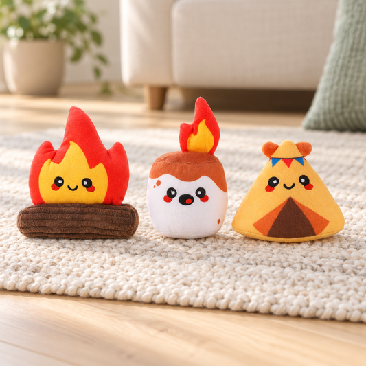 HugSmart Camping Pups Camp Hound Dog Toys
