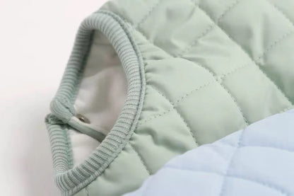 Quilted Dog Vest – Warm Cotton Jacket for Small to Medium Dogs